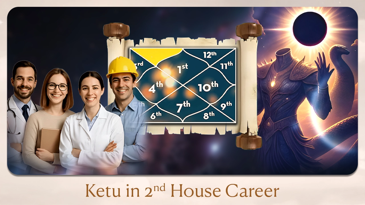Ketu in 2nd house Career